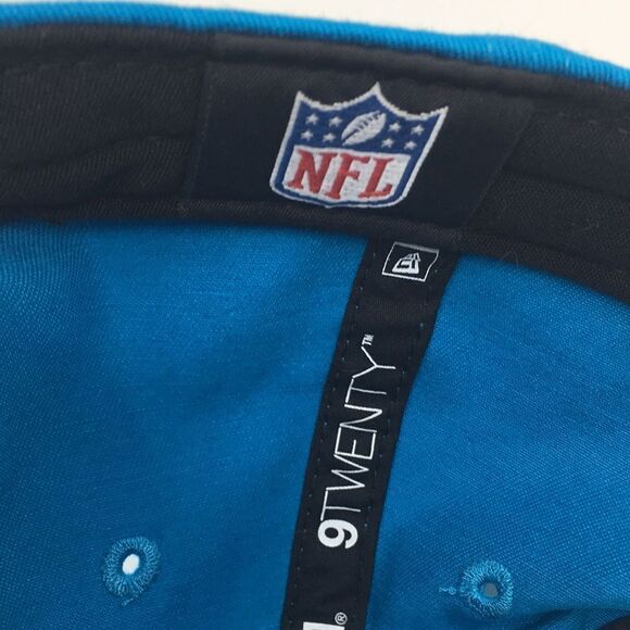 Men's New Era Carolina Panthers Adjustable Back-strap Baseball Cap Hat - Picture 11 of 13